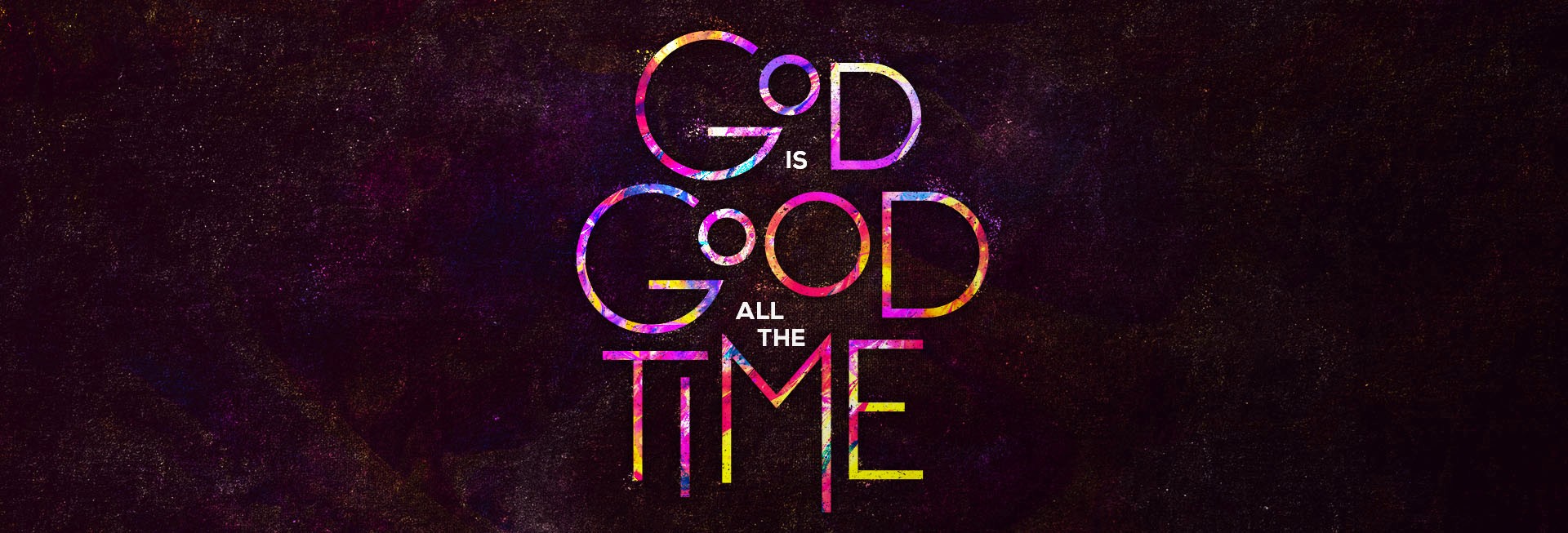 God is Good Church Website Banner
